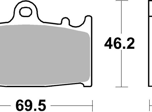 Pastillas de freno sinterizadas de competición Brembo 07KA13RC