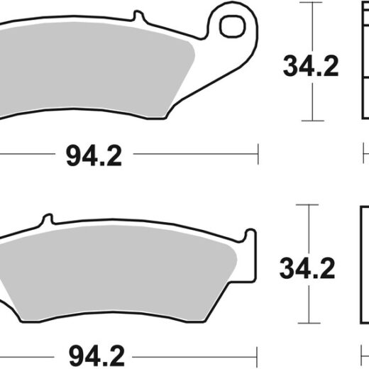 Pastillas de freno sinterizadas de competición Brembo 07KA17SX