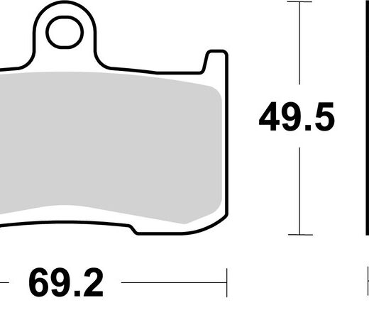 Pastillas de freno sinterizadas racing BREMBO 07KA23SR