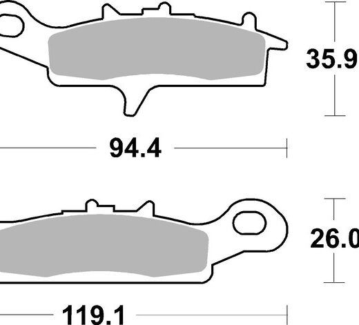 Pastillas de freno sinterizadas de competición Brembo 07KA24SX