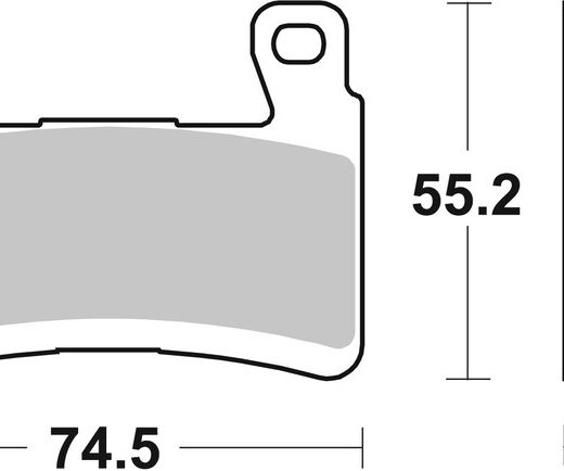 Pastillas de freno sinterizadas de competición Brembo 07KA29RC