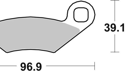 Pastillas de freno sinterizadas de competición Brembo 07PO01SX