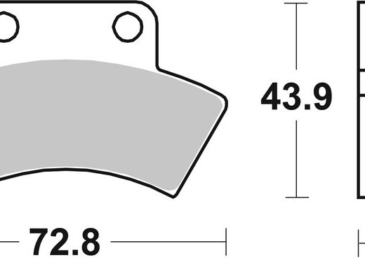 Pastillas de freno sinterizadas de competición Brembo 07PO03SX