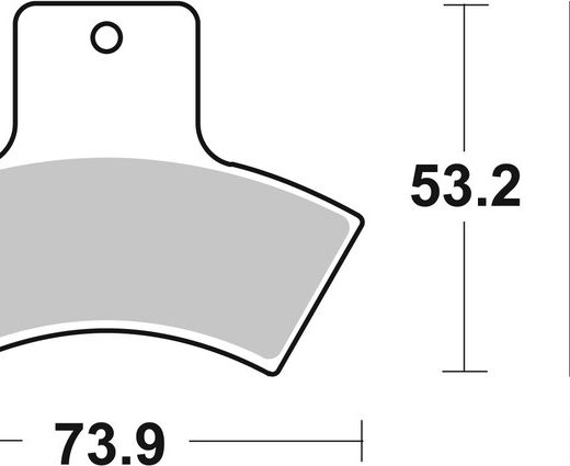 Pastillas de freno sinterizadas de competición Brembo 07PO04SX