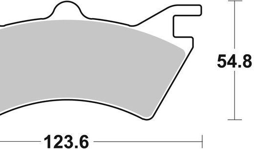 Pastillas de freno sinterizadas de competición Brembo 07PO05SX