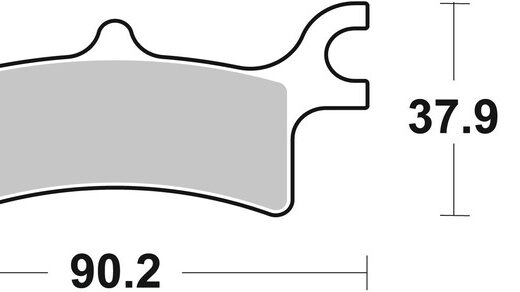 Pastillas de freno sinterizadas de competición Brembo 07PO06SX