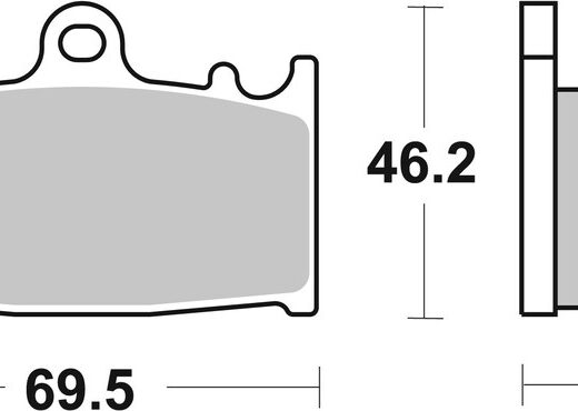 Pastillas de freno sinterizadas Brembo 07SU30SP