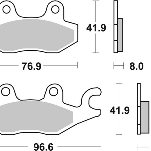 Pastillas de freno sinterizadas Brembo 07YA20SP