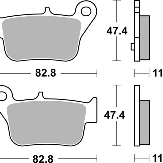 Pastillas de freno sinterizadas Brembo 07103XS
