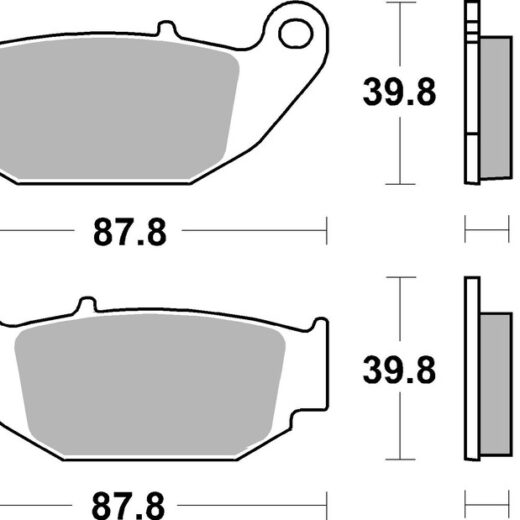 Pastillas de freno sinterizadas Brembo 07HO61SD