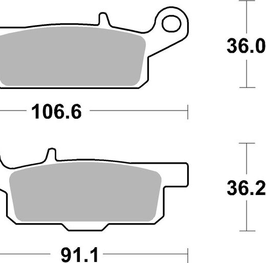 Pastillas de freno sinterizadas Brembo 07YA48SD