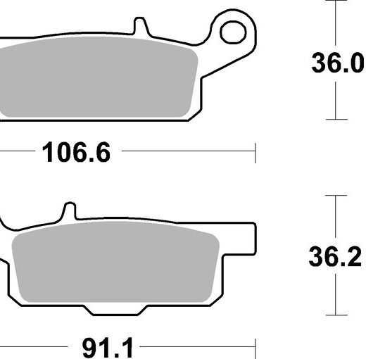 Pastillas de freno sinterizadas Brembo 07YA50SD