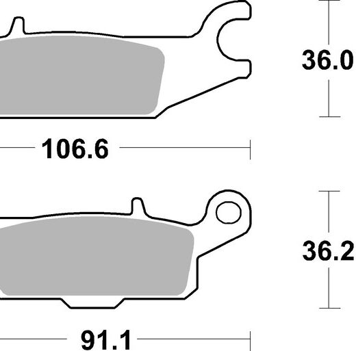 Pastillas de freno sinterizadas Brembo 07YA51SD