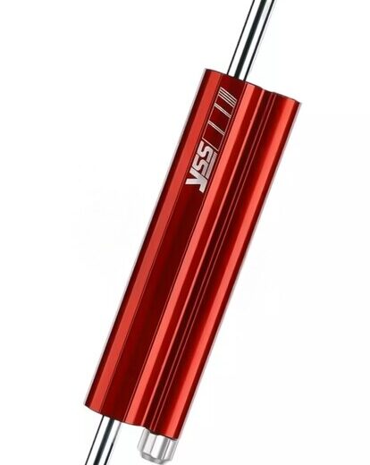 Amortiguador de dirección, carrera 120 mm, rojo,