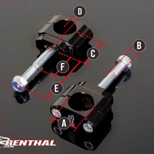 Torretas Renthal Ø36 KTM / Husqvarna
