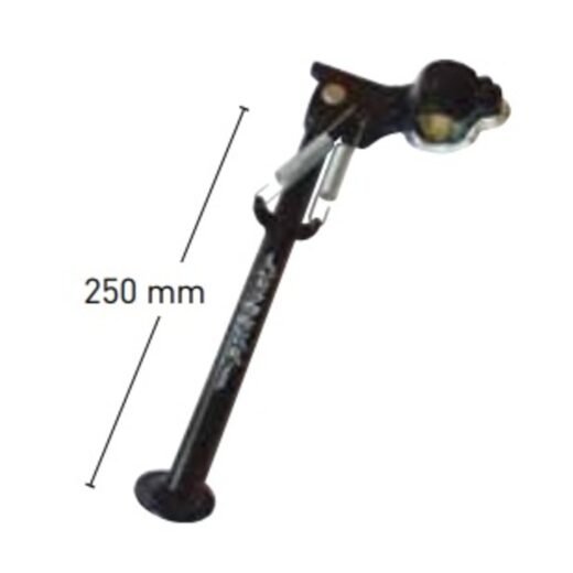 Caballete lateral universal para tubo ø26-ø32 – largo 250mm BUZZETTI