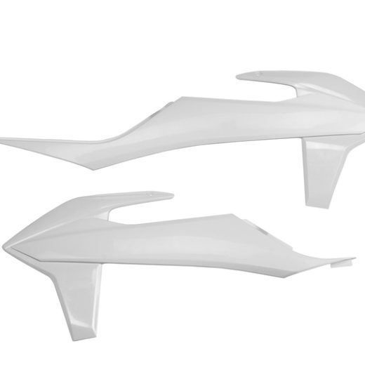 Plásticos laterales de radiador UFO blanco KTM SX/SX-F