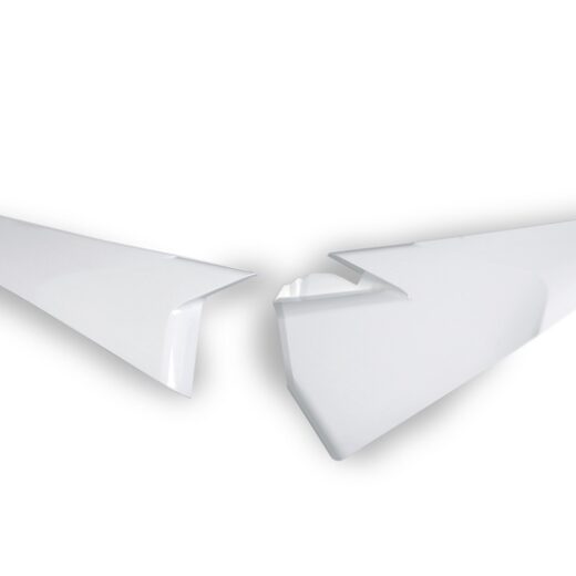 Plásticos UFO parte alta, blanco