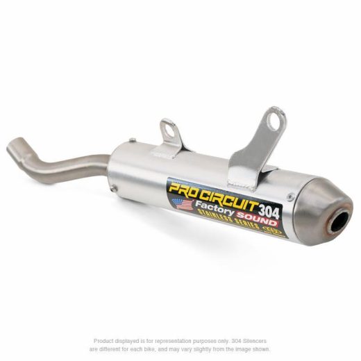Silencioso Pro Circuit 304 Yamaha YZ250: aluminio, tapa de acero inox