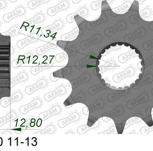 AFAM FR SPROC 520 STEEL ST 100300, 11