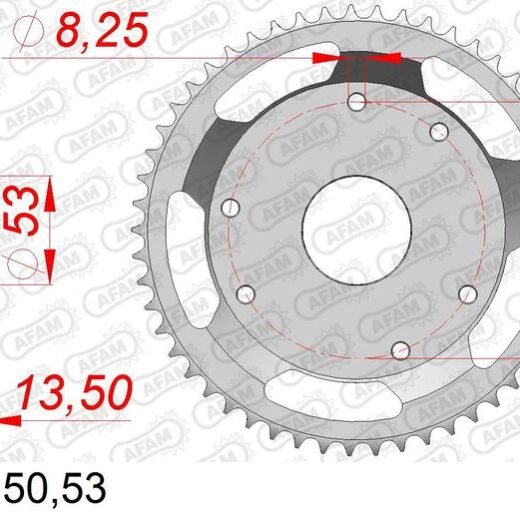 AFAM RR SPROC 420 STEEL ST 47100,