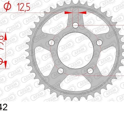 AFAM RR SPROC 525 STEEL ST 86604,