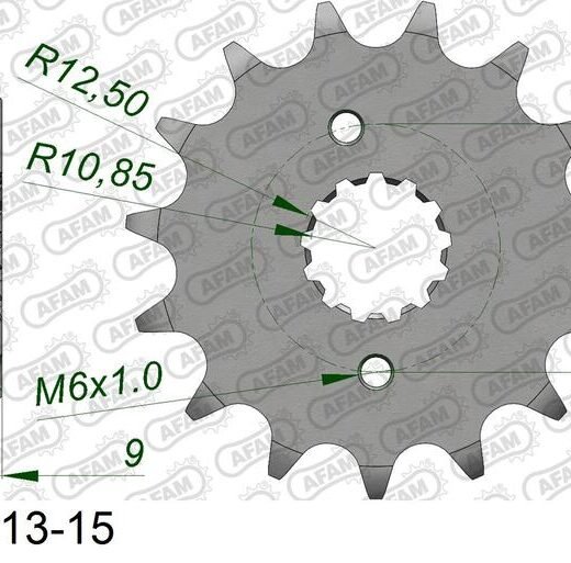 AFAM FR SPROC 520 STEEL ST 20510, 14