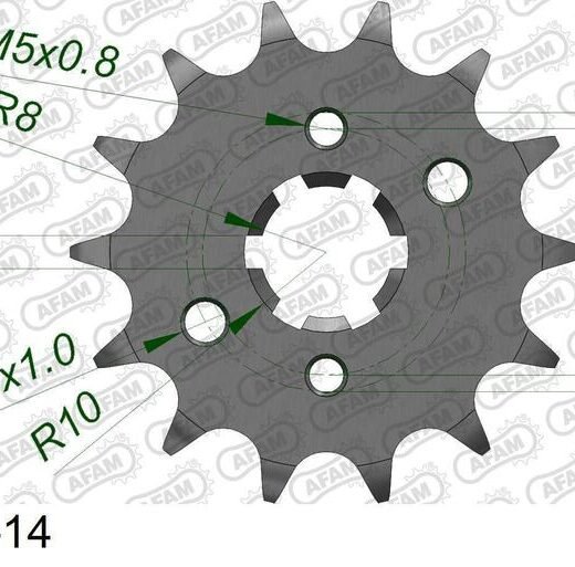 AFAM FR SPROC 428 STEEL ST 21207, 14