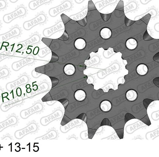 AFAM FR SPROC 520 STEEL SC 27500, 13