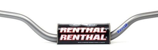 Manillar Renthal Fatbar Mcgrath titanio con protector negro
