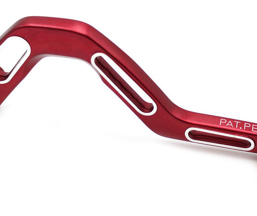 Pedal de freno V PARTS - Derbi aluminio rojo