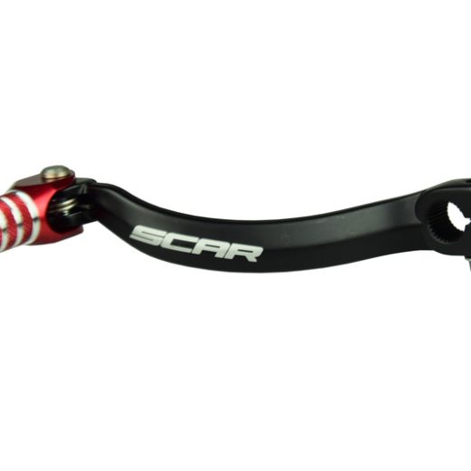 Pedal de cambio SCAR - Negro / Puntera roja