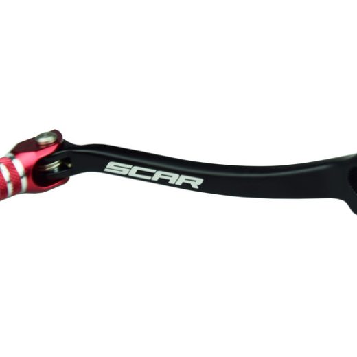 Pedal de cambio SCAR - Negro / Puntera roja