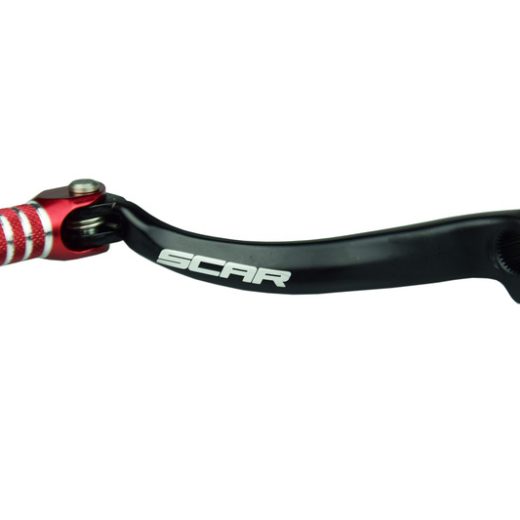 Pedal de cambio SCAR - Negro / Puntera roja