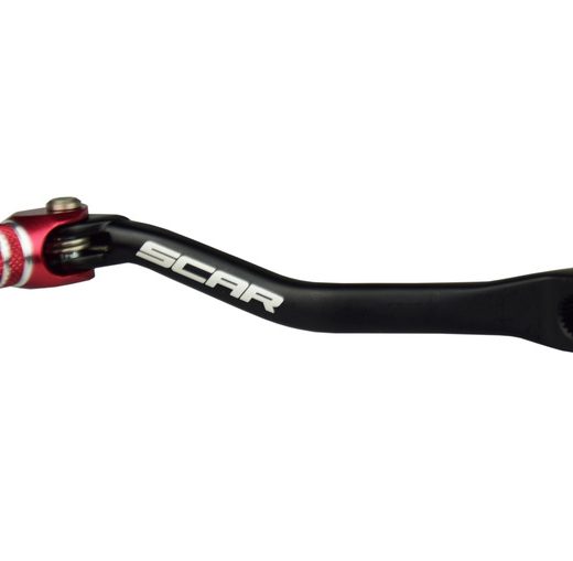 Pedal de cambio SCAR - Negro / Puntera roja