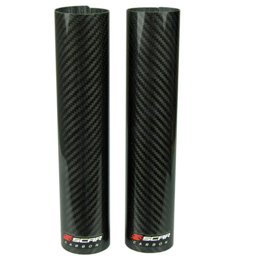 Protectores inferiores de horquilla SCAR 240x52mm - Carbono