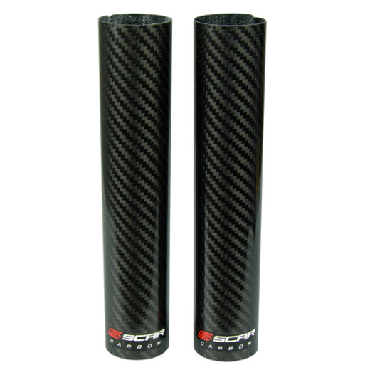 Protectores inferiores de horquilla SCAR 220x45mm - Carbono