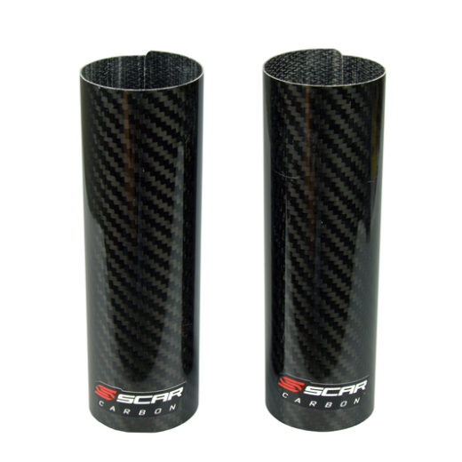 Protectores superiroes de horquilla SCAR 160x52mm - Carbono