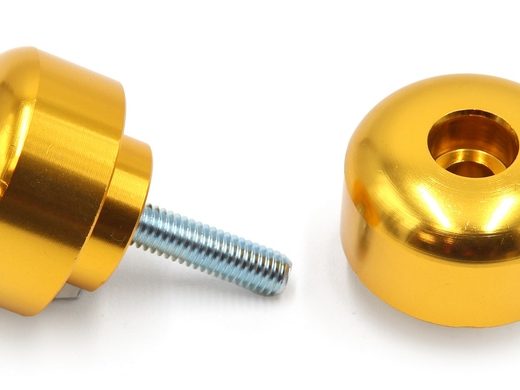 Contrapesos de manillar V PARTS Aluminio Oro
