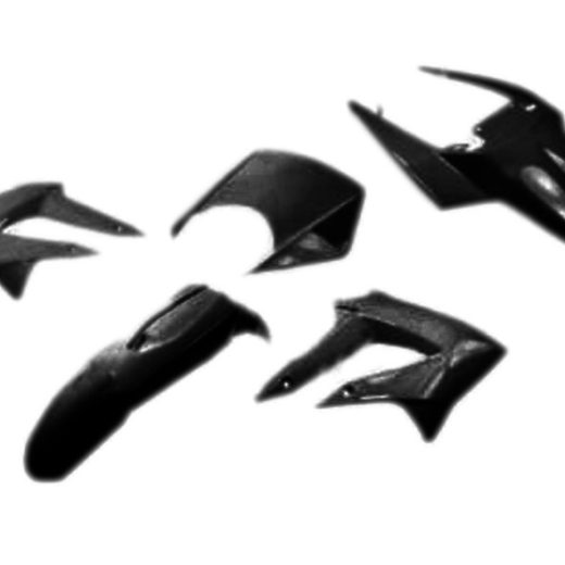 Kit V PARTS plástica 6 pcs negro