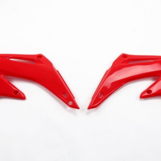 Plásticos laterales de radiador UFO Honda rojo HO03689-070