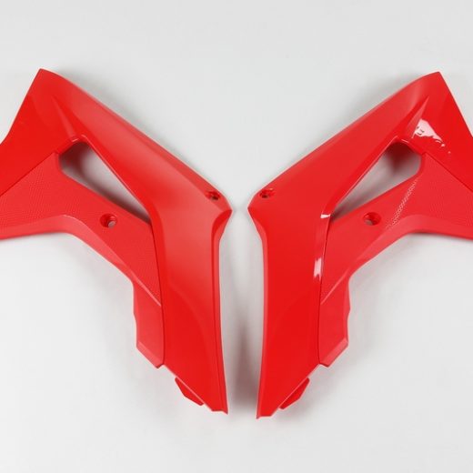Plásticos laterales de radiador UFO Honda rojo