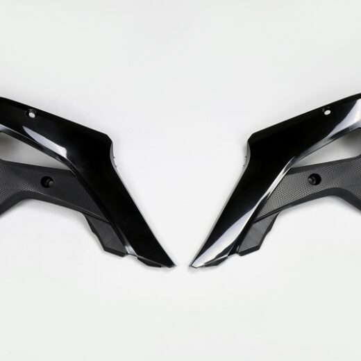 Plásticos laterales de radiador UFO negro Honda CR250RX
