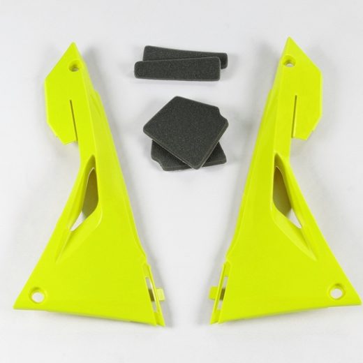Tapa caja filtro aire UFO amarillo neon Honda CRF450R/RX