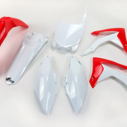 Kit UFO de Plástica Oem Color Rojo Blanco Honda CRF250R 450R