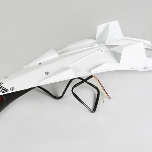 Guardabarros trasero con piloto LED UFO Husqvarna blanco HU03344-041