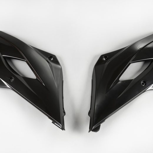 Plásticos laterales de radiador UFO negro Husqvarna TC85