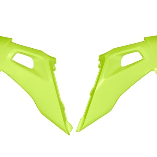 Plásticos laterales de radiador UFO amarillo neon