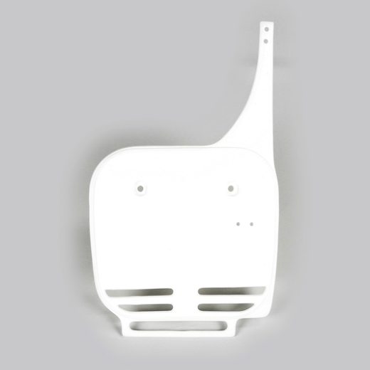Portanúmeros delantero UFO Kawasaki blanco KA02742-047
