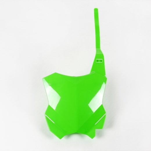 Portanúmeros delantero UFO verde fluor Kawasaki KX450F